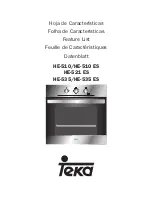 Предварительный просмотр 1 страницы Teka HE-510 Features List