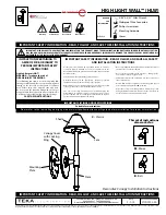 Teka HIGH LIGHT WALL Installation Instructions preview