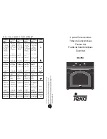 Preview for 1 page of Teka HR-750 Features List