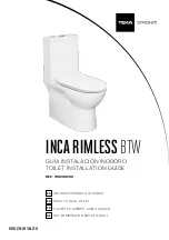 Предварительный просмотр 1 страницы Teka INCA RIMLESS BTW 700200200 Installation Manual