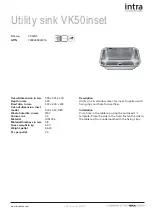 Preview for 1 page of Teka Intra VK50inset Quick Start Manual