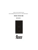 Preview for 1 page of Teka IR 321.1 Installation Instructions Manual