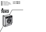 Teka LI4 1000 E User Instructions preview