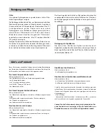 Preview for 20 page of Teka LP 800 S Use And Maintenance Manual