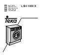 Preview for 1 page of Teka LSI4 1400 E User Instructions