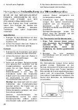 Предварительный просмотр 20 страницы Teka MB 620 BI User Manual