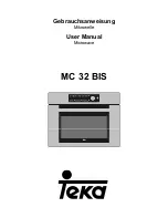 Teka MC 32 BIS User Manual предпросмотр