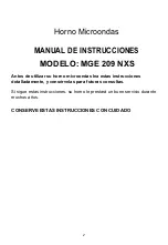 Предварительный просмотр 3 страницы Teka MGE 209 NXS User Manual