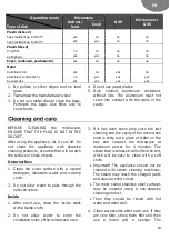 Предварительный просмотр 19 страницы Teka ML 820 BIS User Manual