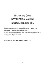 Предварительный просмотр 44 страницы Teka ML 825 TFL Instruction Manual