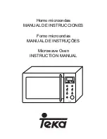 Preview for 1 page of Teka MW 21 IMS INOX (Spanish) Manual Del Instrucción