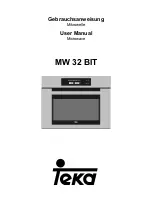 Teka MW 32 BIT User Manual предпросмотр