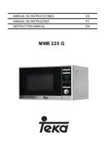 Предварительный просмотр 1 страницы Teka MWE 225 G Instruction Manual