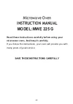 Предварительный просмотр 2 страницы Teka MWE 225 G Instruction Manual