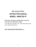 Предварительный просмотр 18 страницы Teka MWE 250 FI Instruction Manual