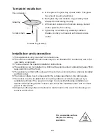 Предварительный просмотр 25 страницы Teka MWE 250 FI Instruction Manual