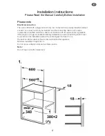 Preview for 3 page of Teka MWE205FI Instruction Manual