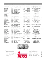 Предварительный просмотр 262 страницы Teka MWX 45 BIS User Manual