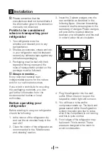 Предварительный просмотр 9 страницы Teka NF1 620 Instruction Manual