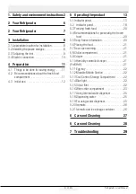 Preview for 3 page of Teka NFE4 900 X User Manual