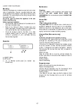 Preview for 17 page of Teka NR1 63020 SOS WH User Manual