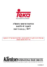 Preview for 184 page of Teka RMF 75920 Instruction Booklet