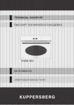 Предварительный просмотр 1 страницы Teka RMW 963 Technical Passport