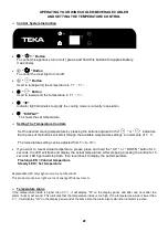 Preview for 31 page of Teka RVU 10020 GBK User Manual