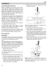 Preview for 36 page of Teka SL P60 3G 1P Installation Instructions And Recommendations For Use And Maintenance