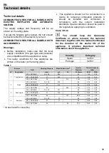 Preview for 37 page of Teka SL P60 3G 1P Installation Instructions And Recommendations For Use And Maintenance