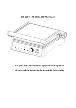 Preview for 2 page of Teka T Grill User Manual