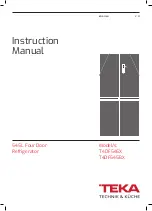 Teka T4DF545BX Instruction Manual preview