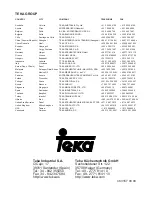 Preview for 46 page of Teka TGF 270 Instruction Manual