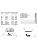 Preview for 1 page of Teka TL-2000 Instruction Manual