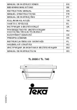 Teka TL 740 Instruction Manual preview