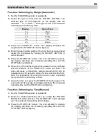 Предварительный просмотр 35 страницы Teka TMW 18 HG Instructions For Use Manual