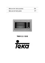 Teka TMW 22.1 BIS Instruction Manual предпросмотр