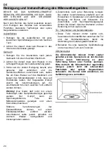 Предварительный просмотр 84 страницы Teka TMW 22.1 BIS Instruction Manual