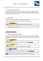 Preview for 5 page of Teka VIROLINE TOWER Operating Instructions Manual