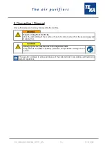 Preview for 14 page of Teka VIROLINE TOWER Operating Instructions Manual