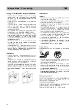 Предварительный просмотр 30 страницы Teka VR-TC-95 Instructions For Fitting And Use