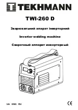 Preview for 1 page of TEKHMANN TWI-260 D Instruction Manual