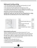 Предварительный просмотр 14 страницы Tekhno Gas Oven Series User Manual