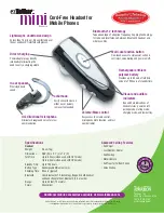 Предварительный просмотр 2 страницы Tekkeon ezTalker mini ET2000 Specification Sheet