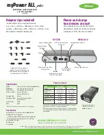 Preview for 2 page of Tekkeon MP3700 Specification Sheet