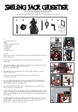 Preview for 1 page of Tekky SMILING JACK GREETER Installation And Operating Instructions