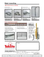 Preview for 4 page of teklite TF 100 Manual