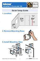 Tekmar tekmarNet 4 538 Quick Setup Manual preview