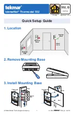 Tekmar tekmarNet 552 Quick Setup Manual preview