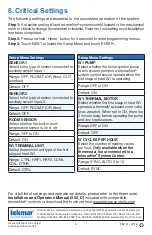 Preview for 4 page of Tekmar tekmarNet 552 Quick Setup Manual